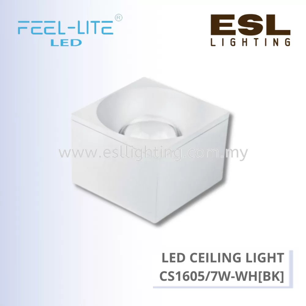 FEEL LITE LED CEILING LIGHT 7W - CS1605/7W-WH(BK)