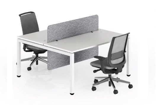 Office Workstation Table Cluster Of 2 Seater | Office Cubicle | Office Partition Malaysia A Series IPA-01 