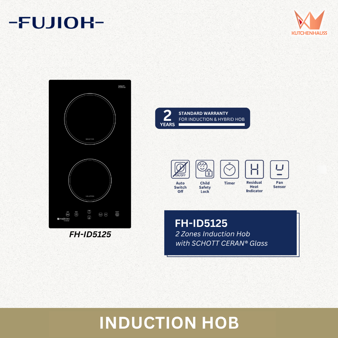 FUJIOH - Built-In 2 Zones Induction Hob | FH-ID5125