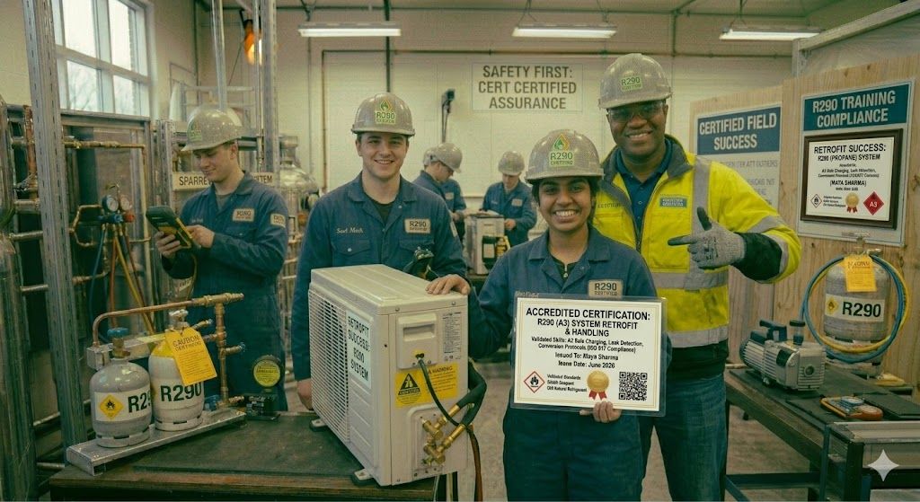 R290 retrofit system certification