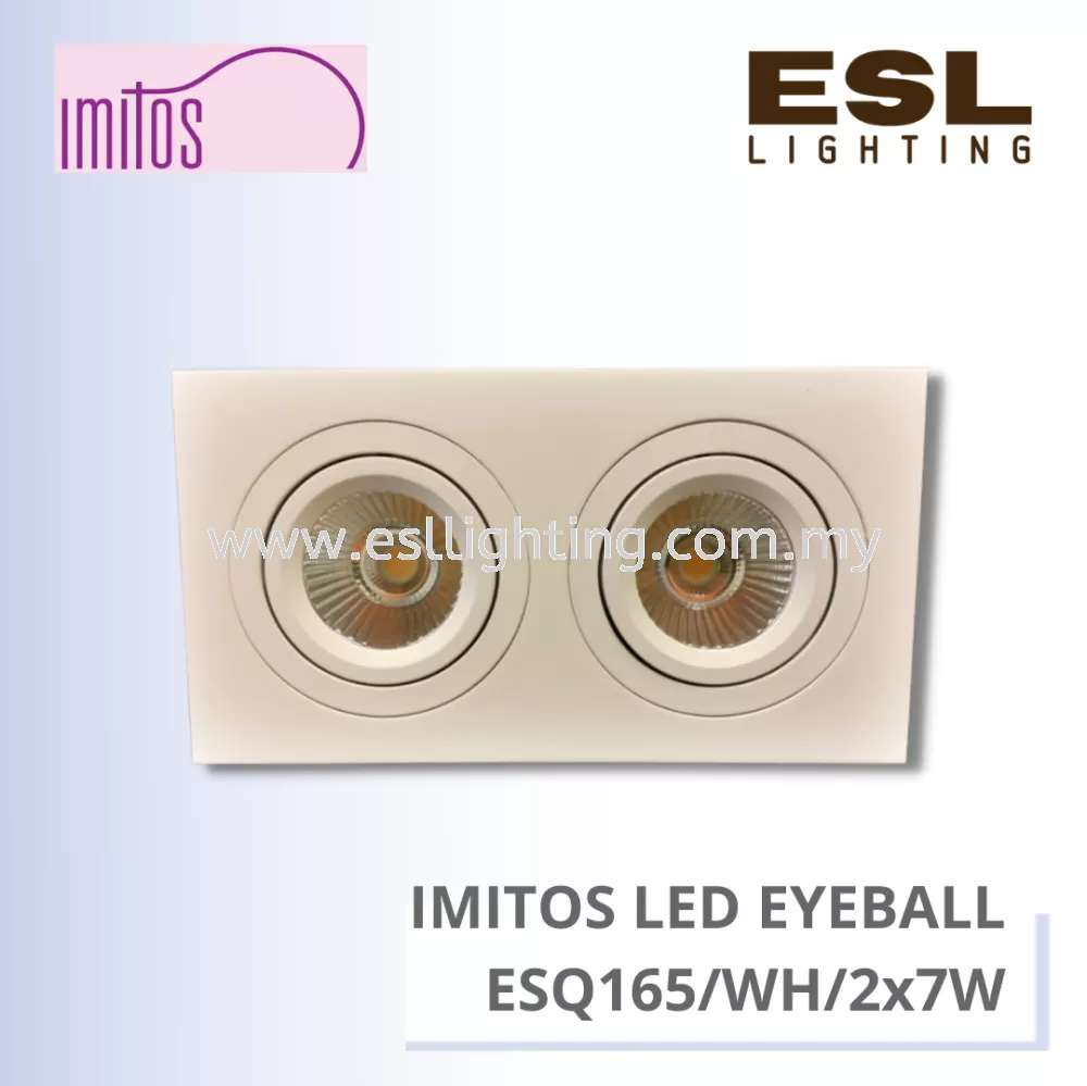 IMITOS LED EYEBALL 2x7W - ESQ165/WH/2x7W