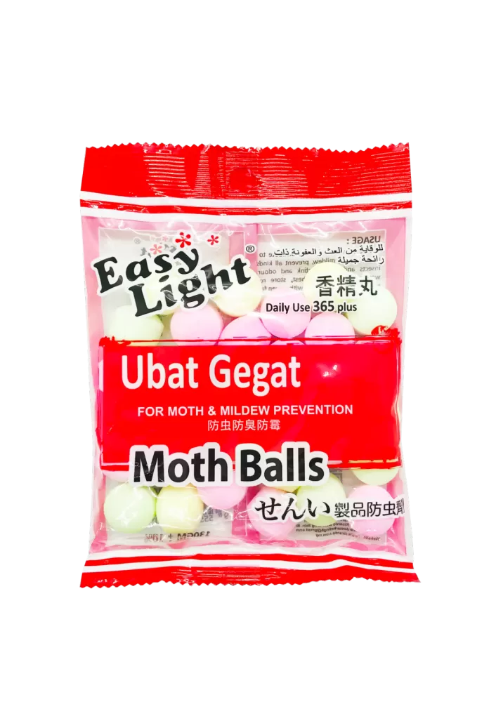 Easylight Moth Balls 130gm - Colour (Mothballs / Ubat Gegat)