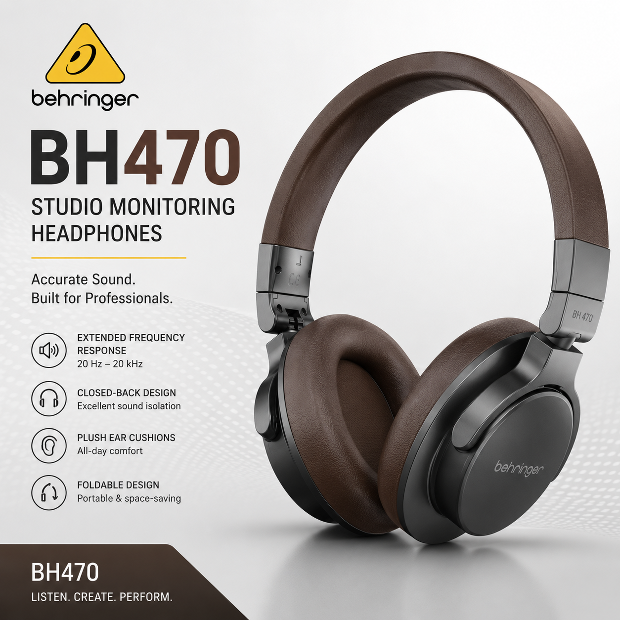Behringer BH470 – Fon Kepala Pemantauan Studio