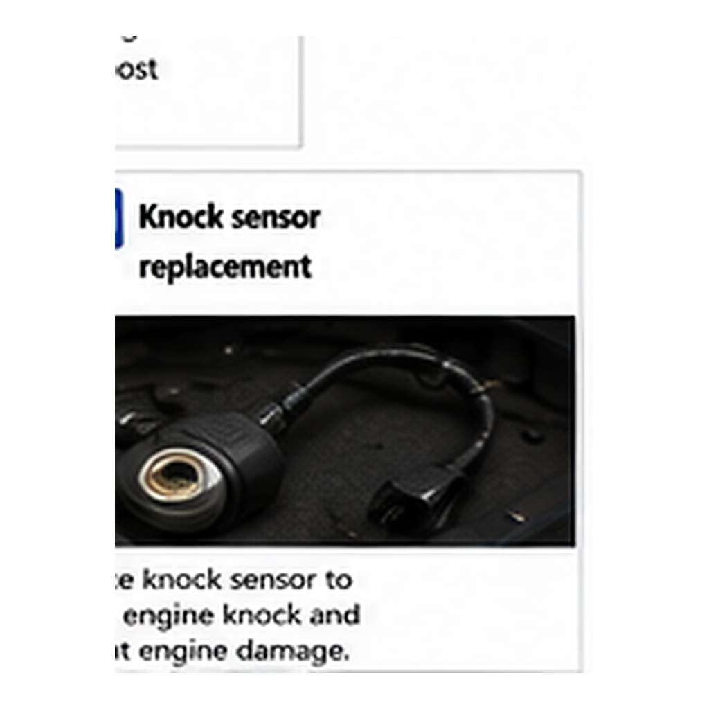 Knock Sensor Replacement