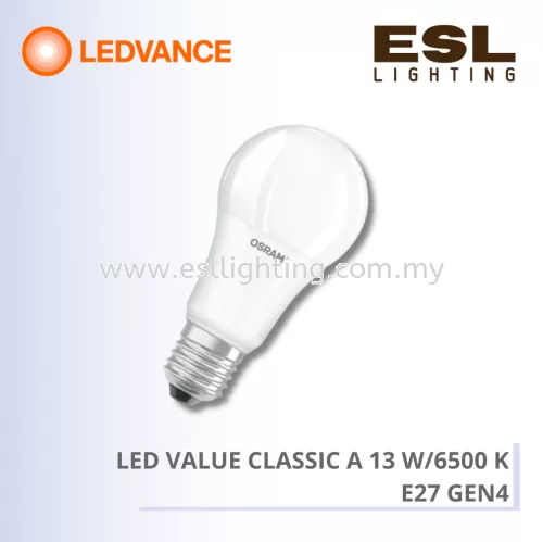 LEDVANCE LED VALUE CLASSIC A 13 W/6500 K E27 GEN4 - 4058075202306