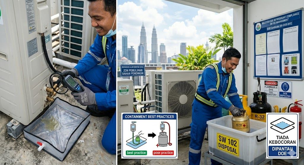 refrigerant maintenance containment best practices Malaysia
