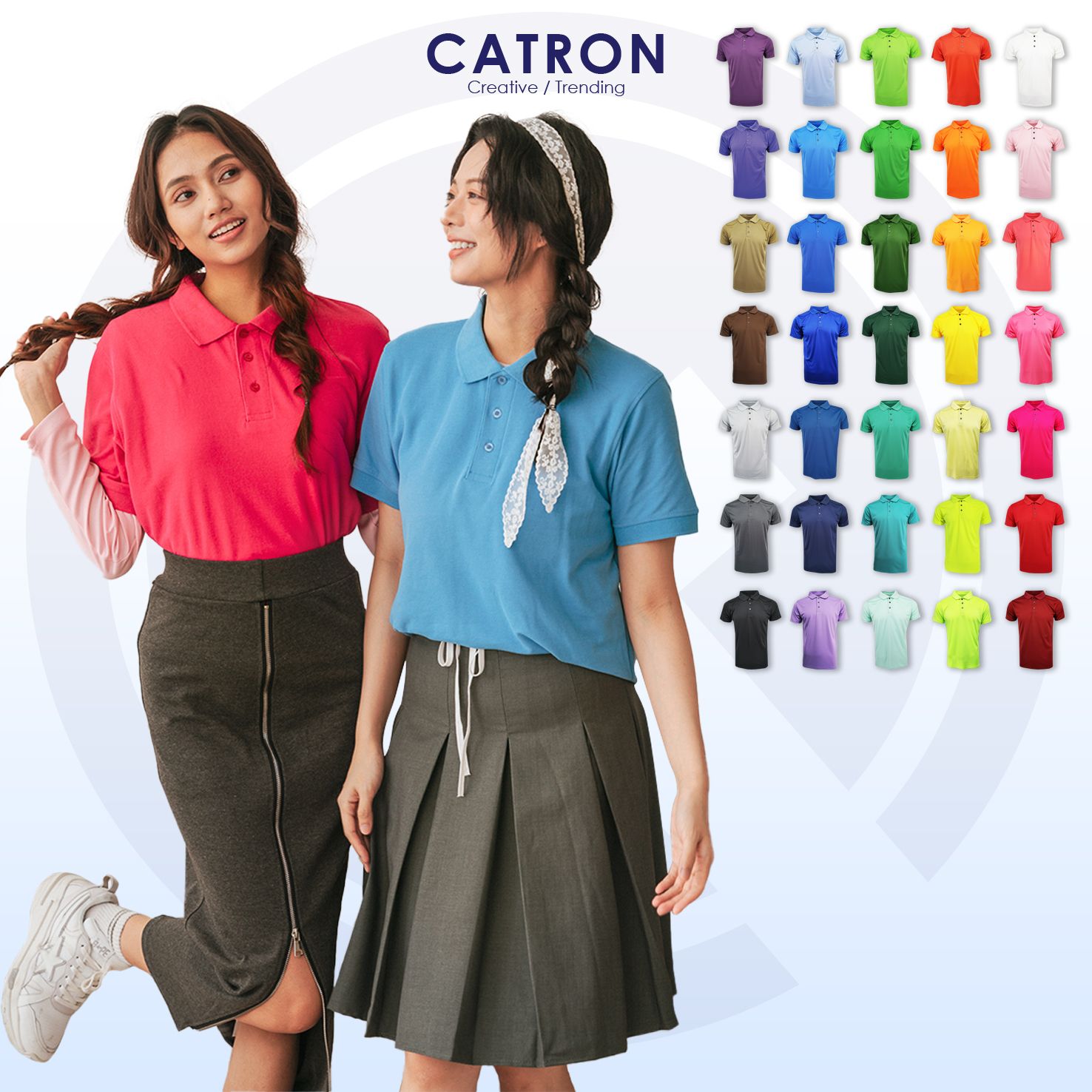 QDP 53 Basic Quick Dry Short Sleeve Collar T-shirt (150gsm)