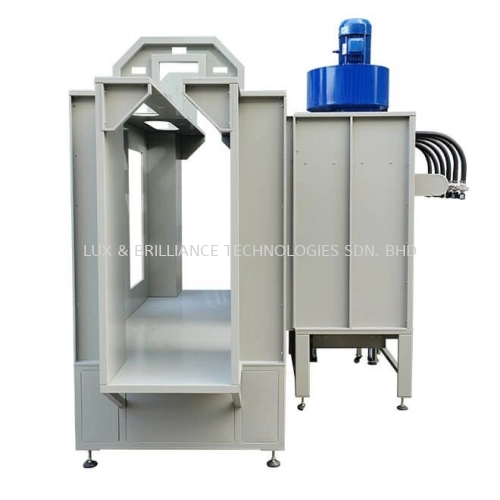 COLO-3212 Dual Spray Station Powder Coating Booth