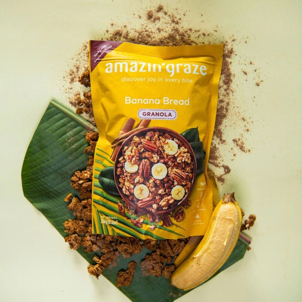 Amazin' Graze Banana Bread Granola (250g) EXP DATE : 01 MAY 2025