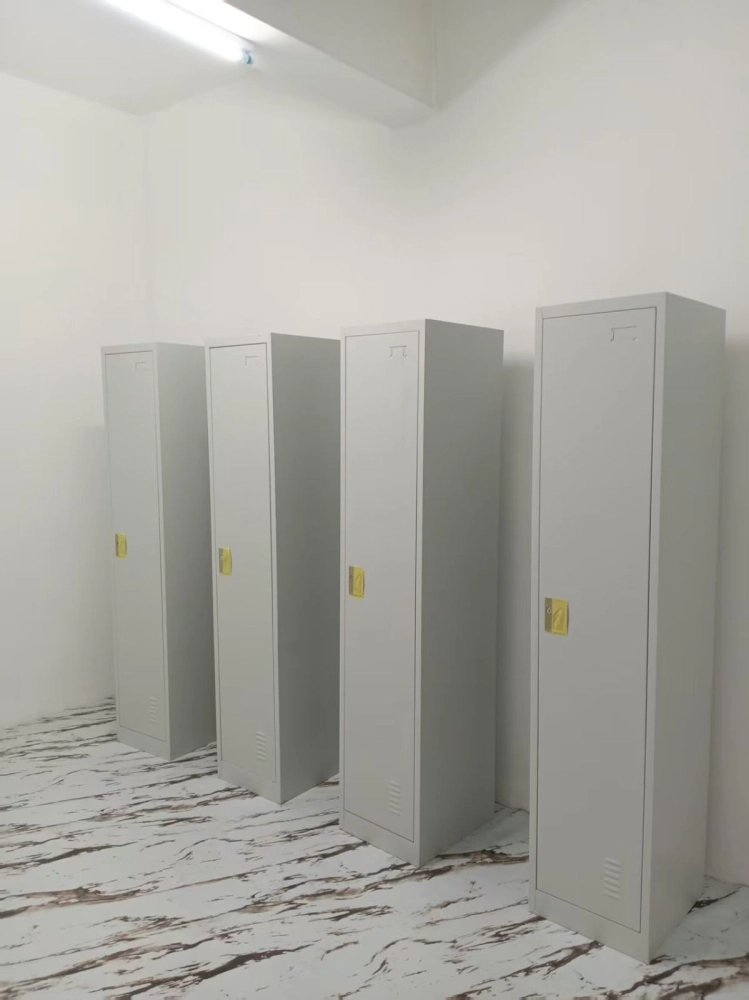 1 Door Steel Locker Cabinet | Heavy Duty Metal Locker for Office, Hostel, Factory & School Malaysia | JTK Standard Steel Locker for Worker Hostel | Powder Coated Metal Cabinet | Deliver Penang, Bayan Lepas, Georgetown, Prai, Batu Kawan, Kulim Hi Tech, Lunas, KL, Puchong
