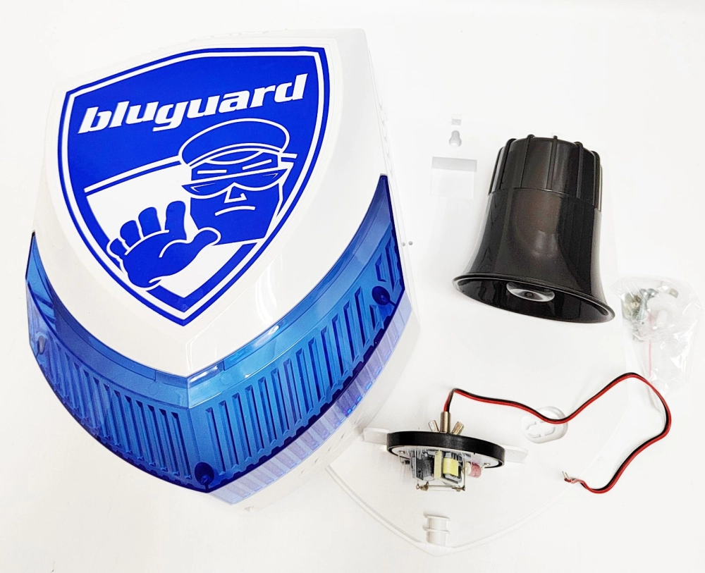 Bluguard V16 PRO 4 Touch Keypad 9 Zone Security Home Alarm System Package