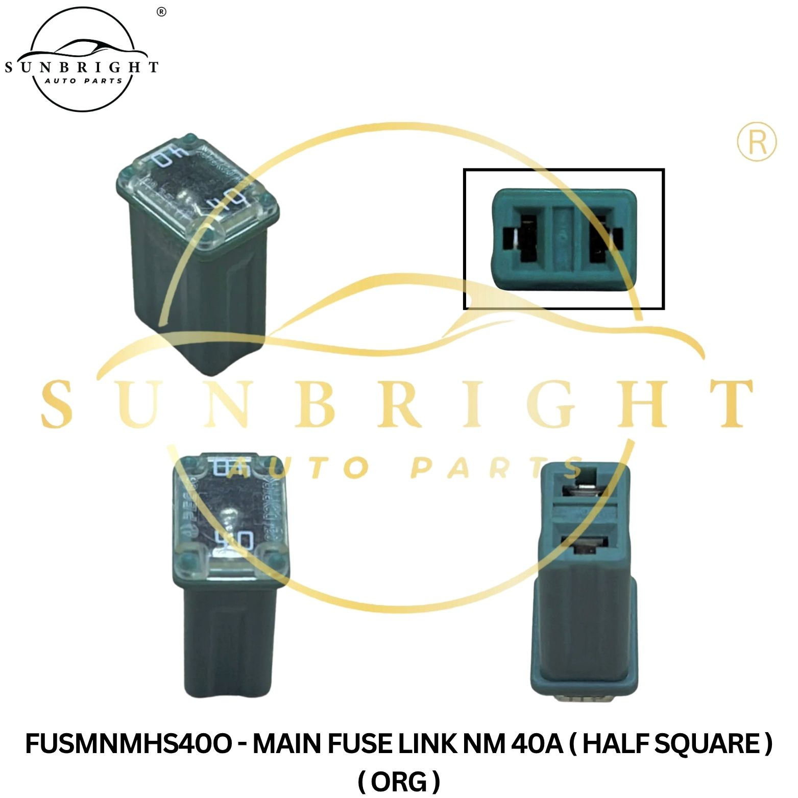 FUSMNMHS40O - MAIN FUSE LINK NM 40A ( HALF SQUARE ) ( ORG )