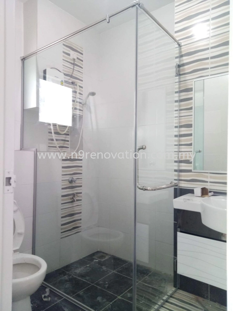 Shower Screen Tempered Glass