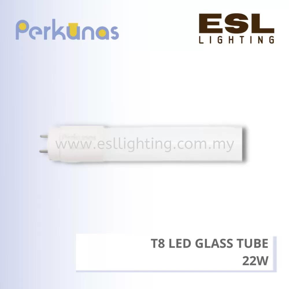PERKUNAS T8 LED GLASS TUBE - 22W
