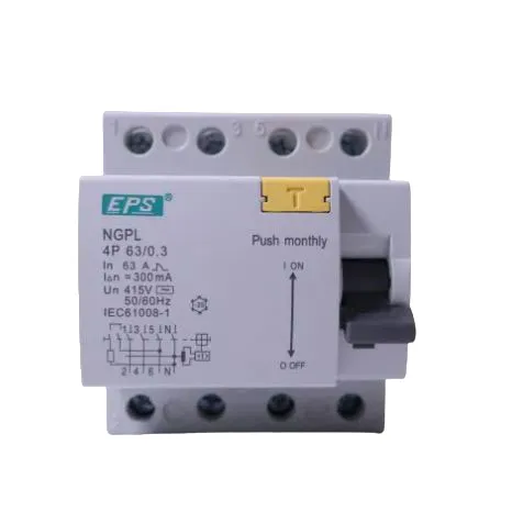 EPS 63A 4 Pole 0.1A (100mA) ELCB (SIRIM APPROVED)