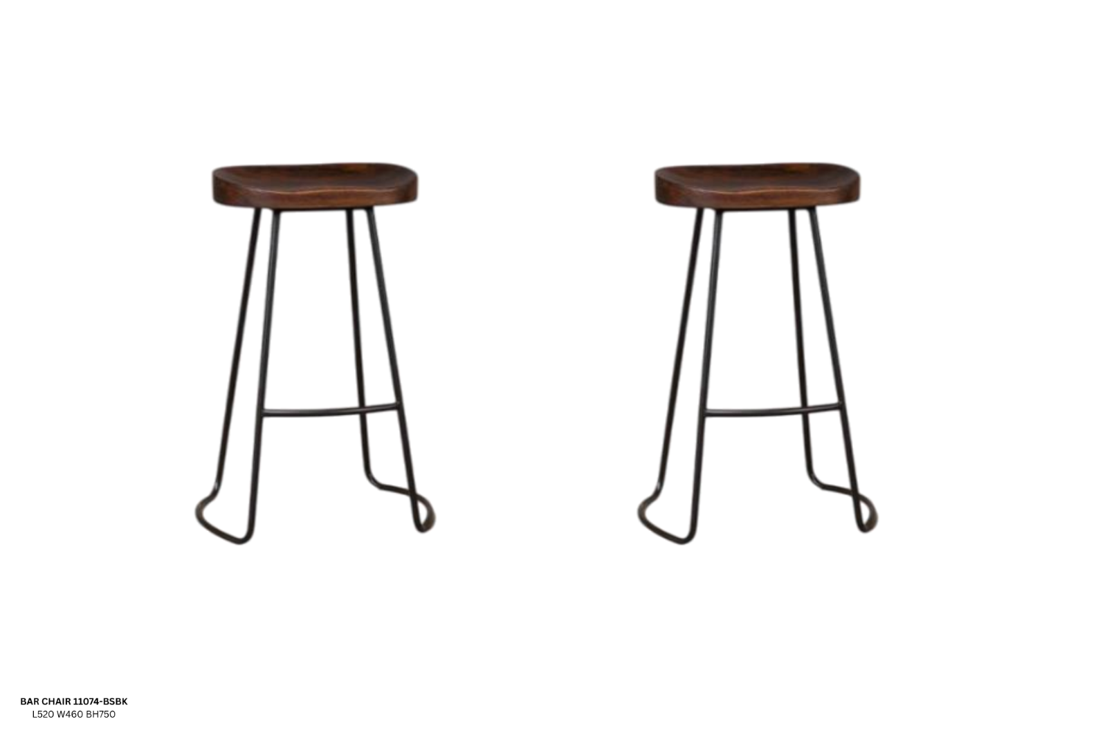 BAR CHAIR YG-11074-BSBK