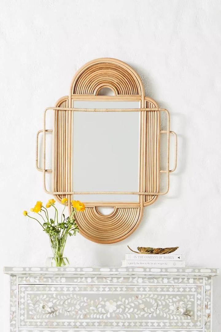 MIR 041 -  RATTAN MIRROR
