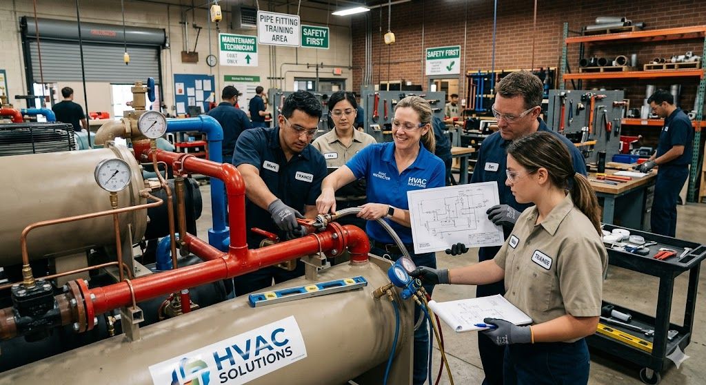Chiller piping and installation training