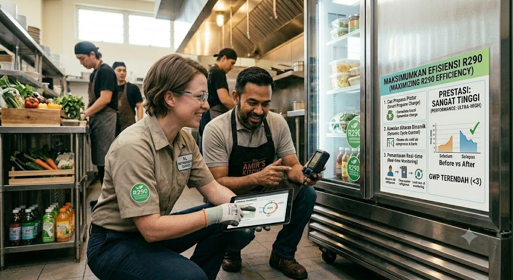 R290 maximizing refrigeration system efficiency