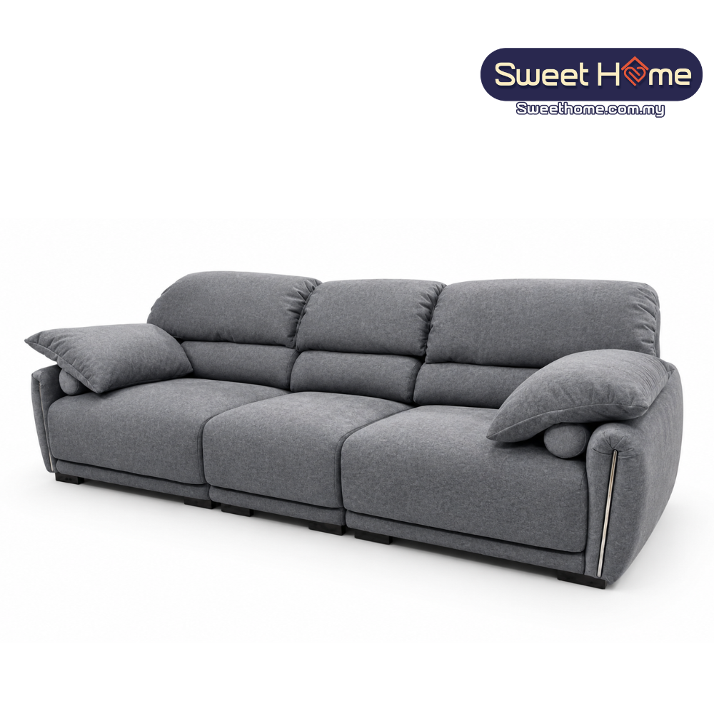 Elephant Ear 3 Seater Sofa | Minimalist & Cozy Couch