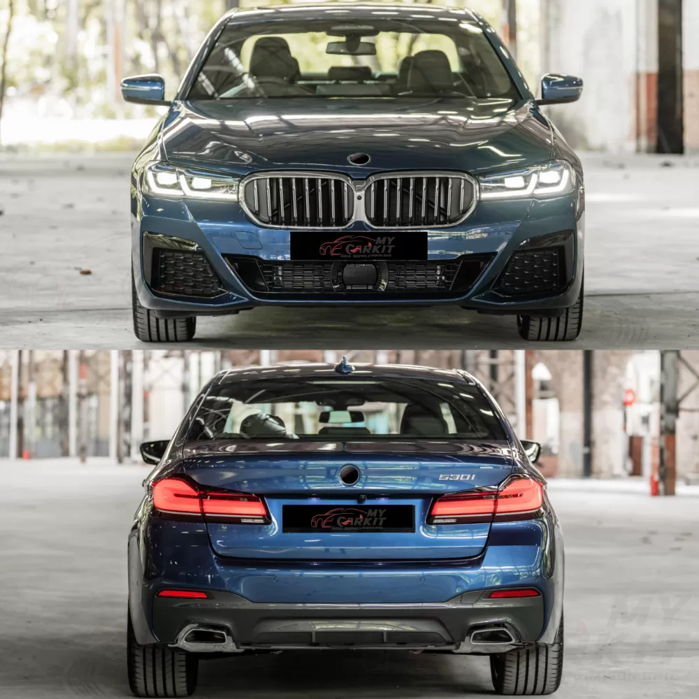BMW 5 SERIES G30 LCI 2021 – 2024 CONVERSION M SPORT BODY KIT BUMPER SET