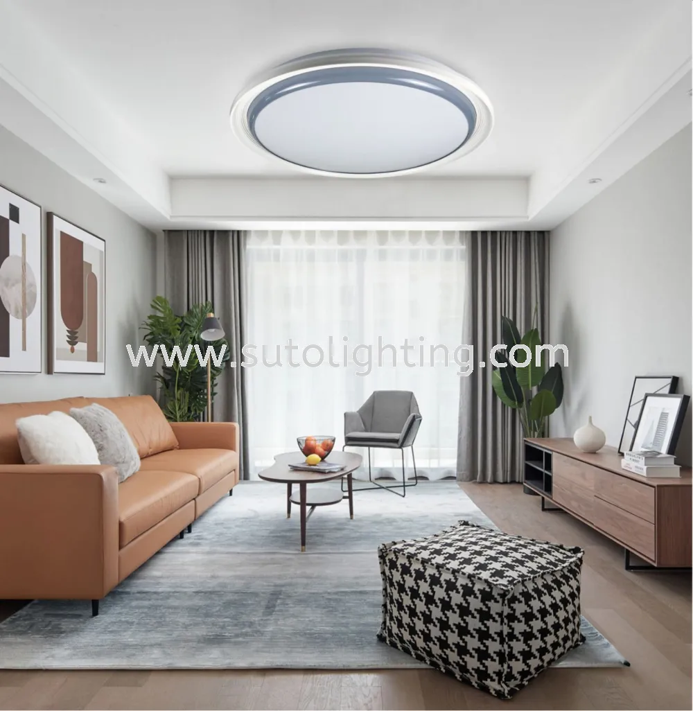 KOSOOM Moratti Grey LED Ceiling Light 3C 36W-72W