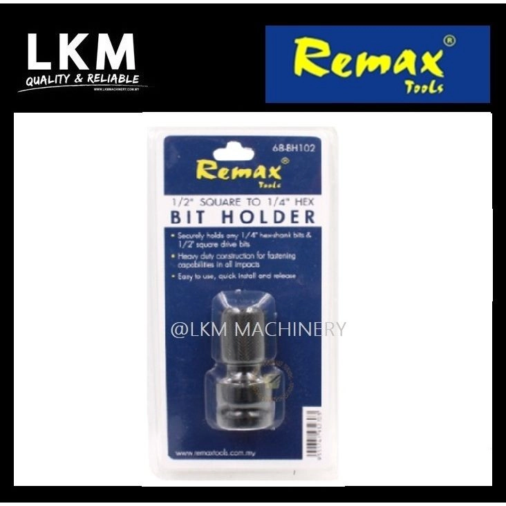 REMAX [ 68-BH102 ] - 1/2'' Square to 1/4'' Hex Bit Holder /