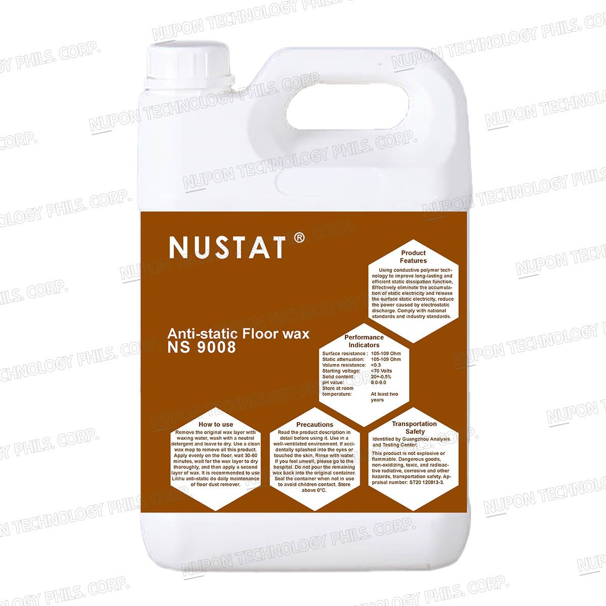 Anti-Static Floor Wax NS 9008