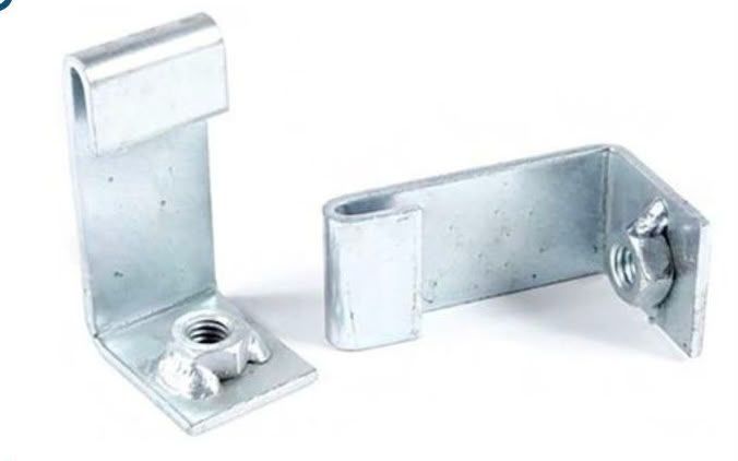 L Bracket Hanger Rod 1/4, 5/16, 3/8, 1/2, M6 / M8 / M10 / M12 Heavy Duty Steel Mounting Bracket | Threaded Rod Support for Pipe, Cable Tray, HVAC & Fire Protection
