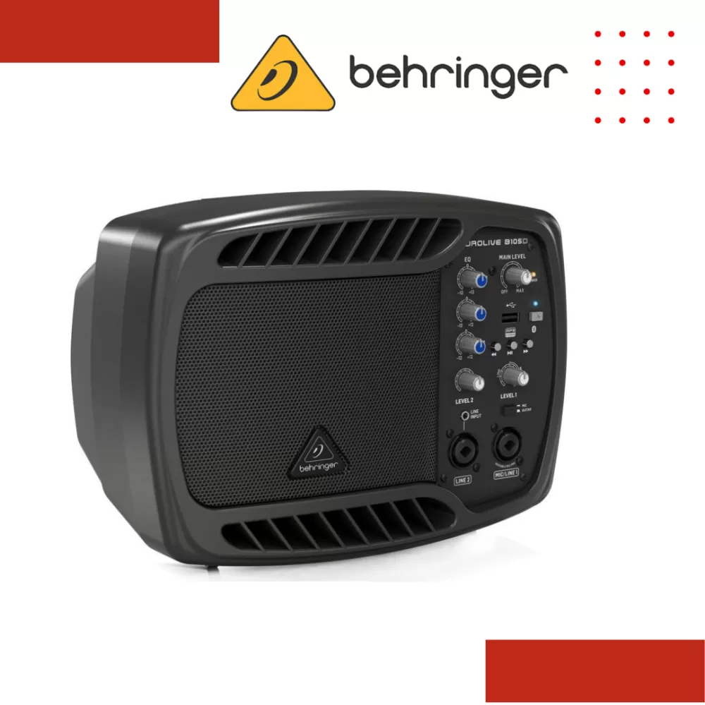 Behringer B105D 50W 5" Powered Monitor Speaker