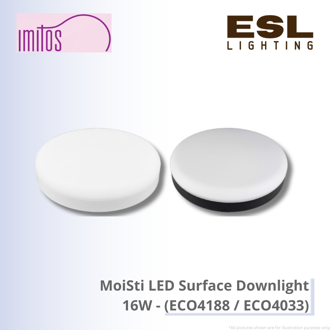 IMITOS MoiSti LED Surface Downlight 16W - ECO4188 / ECO4033 [SIRIM]