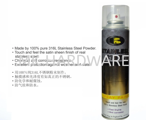 STAINLESS STEEL SPRAY PAINT B120