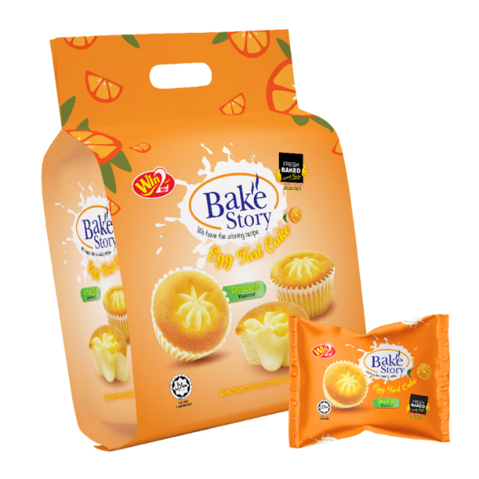 Win Win Bake Story Egg Tart (Orange) 25g x 10