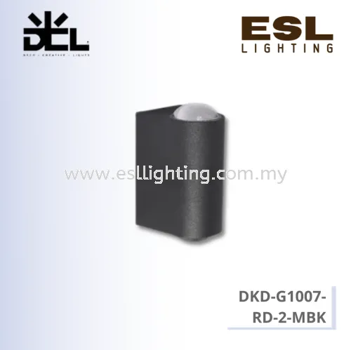 DCL OUTDOOR LIGHT DKD-G1007-RD-2-MBK