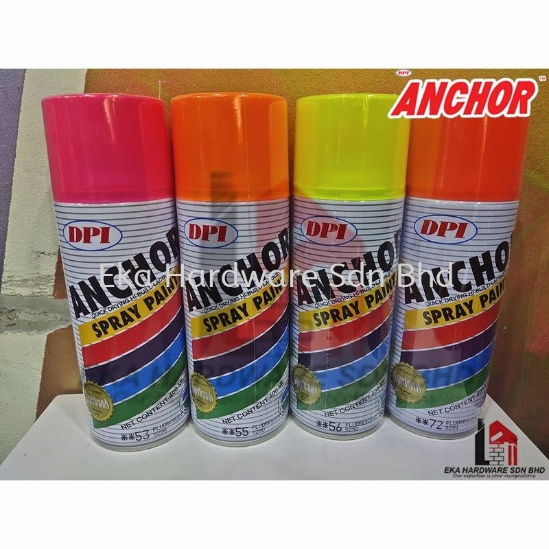 Anchor Spray Paint Fluorescent Color (400ml)