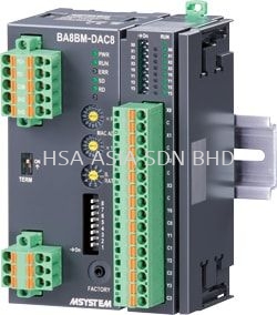 M-SYSTEM BA8 SERIES - REMOTE I/O COMPATIBLE WITH BACNET BUILDING AUTOMATION NETWORK