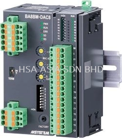 M-SYSTEM BA8 SERIES - REMOTE I/O COMPATIBLE WITH BACNET BUILDING AUTOMATION NETWORK