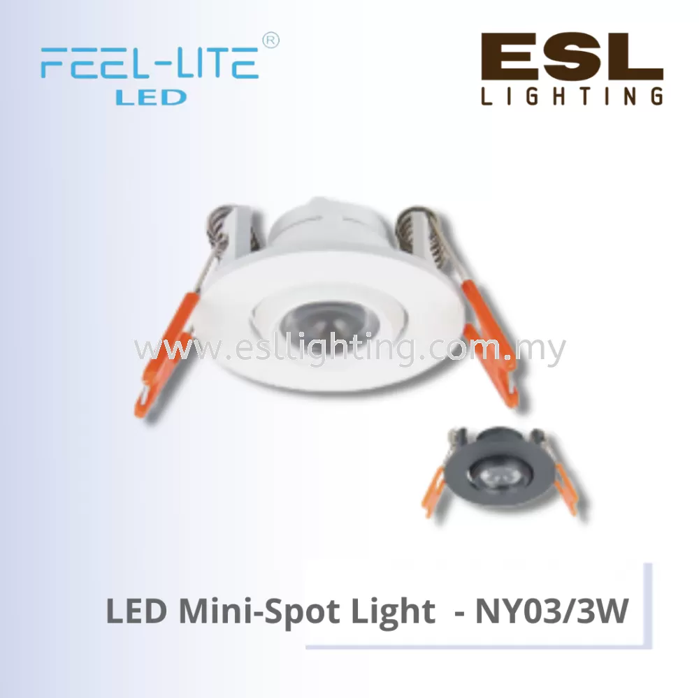 FEEL LITE LED MINI-SPOT LIGHT - NY03/3W