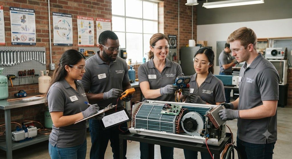 Air conditioning technician training