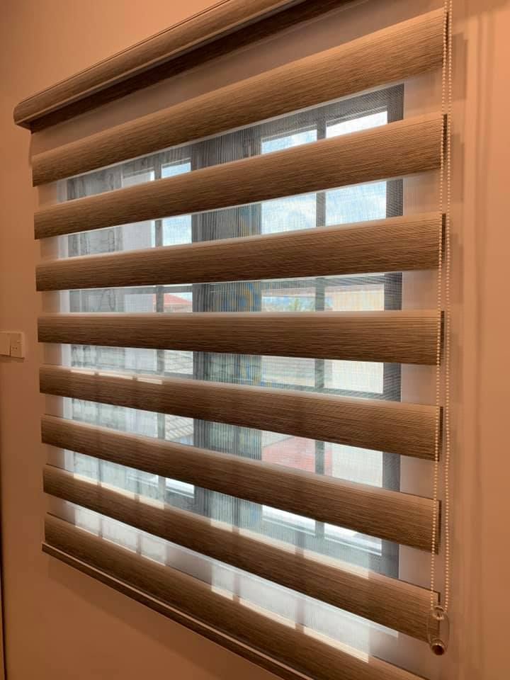 Zebra Blinds Brown