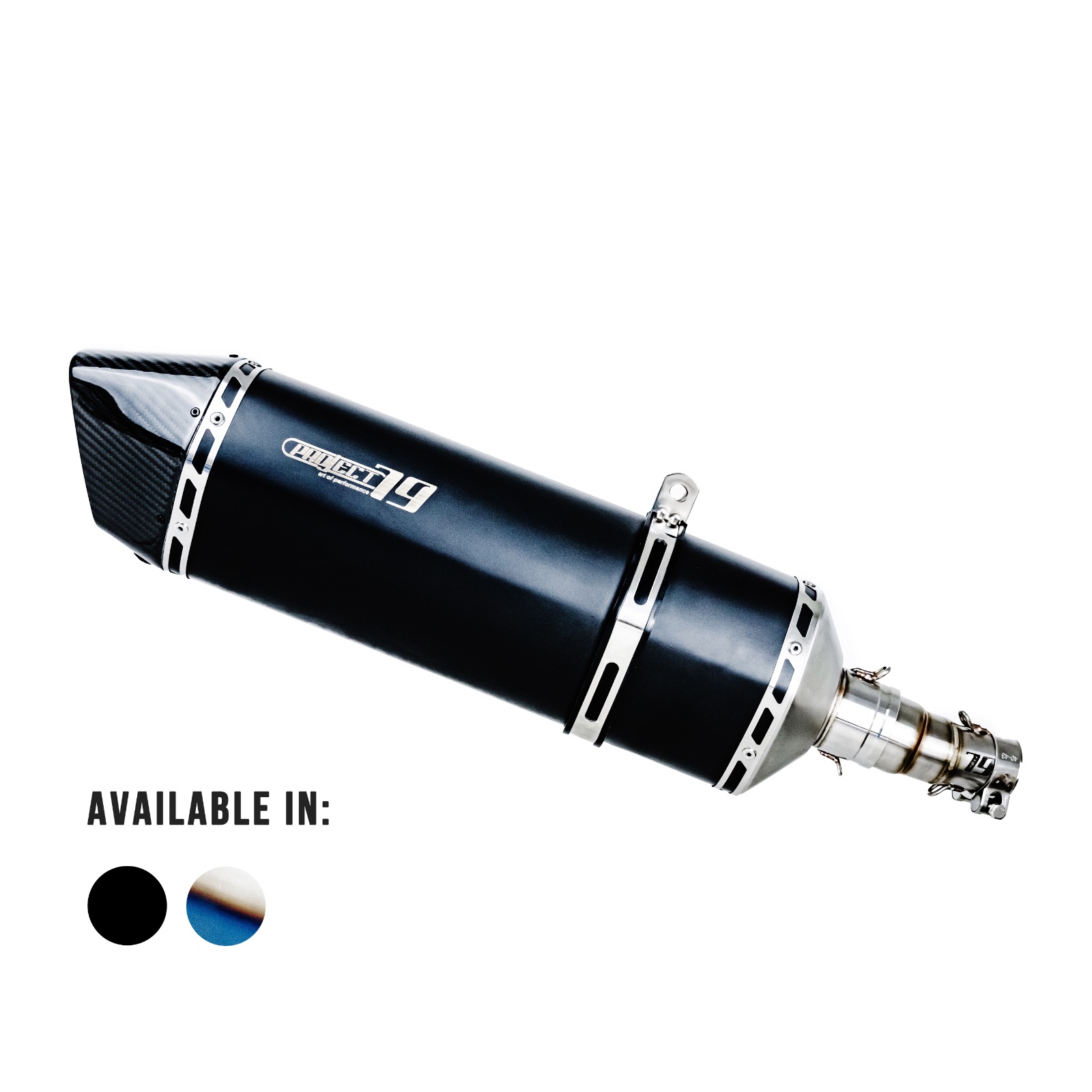 Project79 Stainless Steel Long Version Slip On Exhaust System QPLKYC01 + QPM50-L for KYMCO AK550