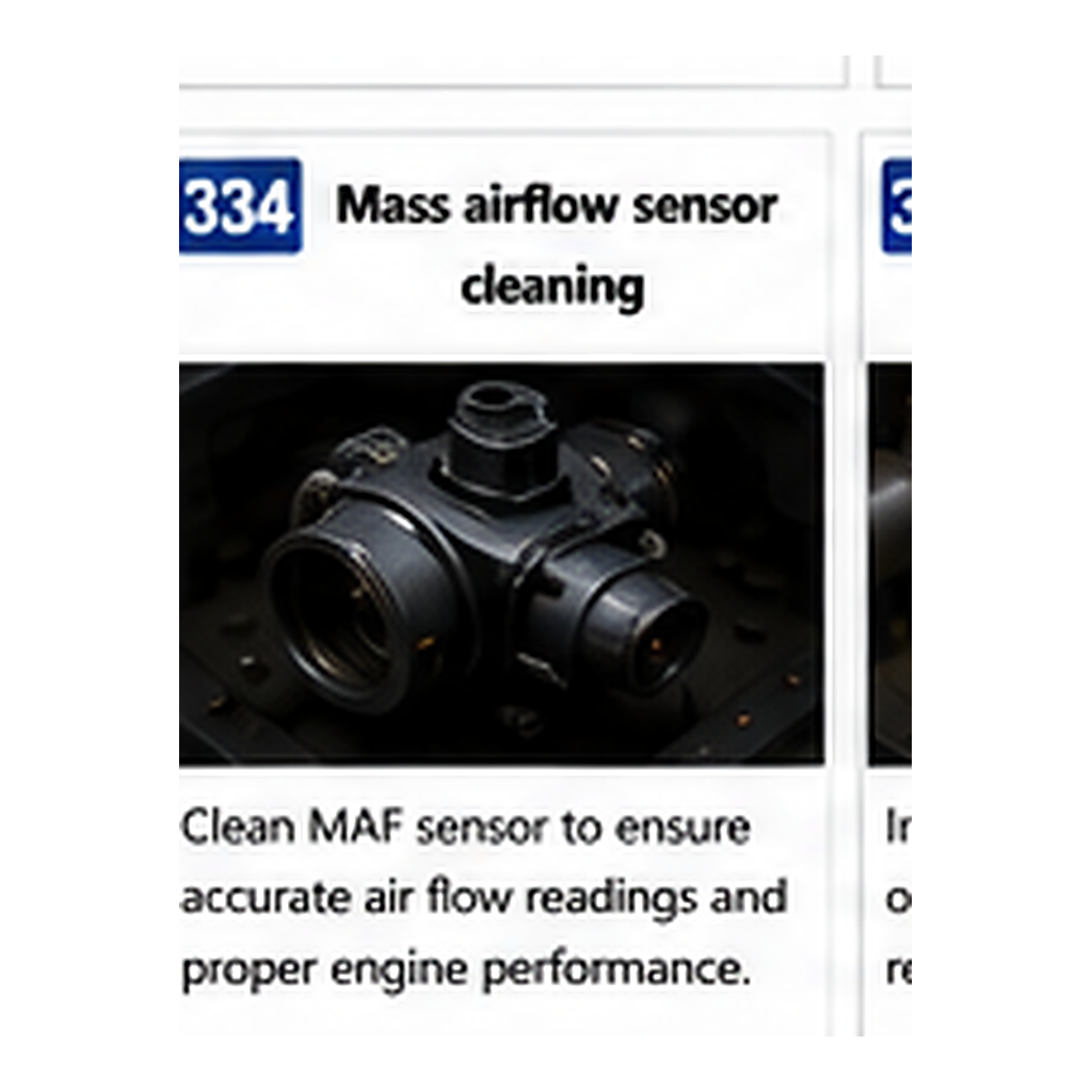Mass Airflow Sensor Cleaning