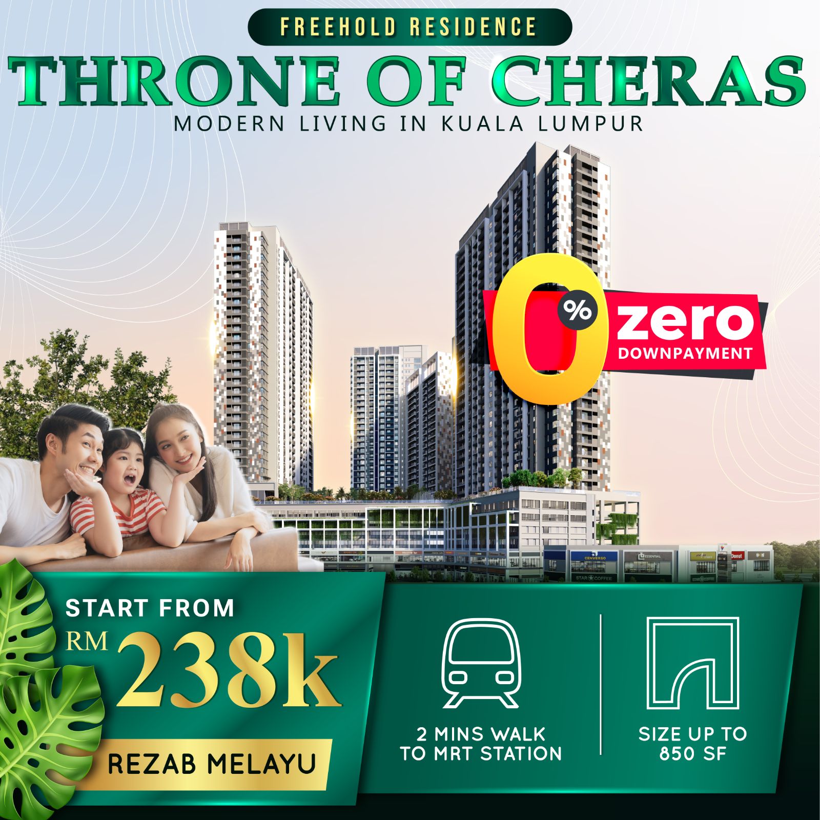 Cheras Tanah  Rizab Melayu (Freehold)