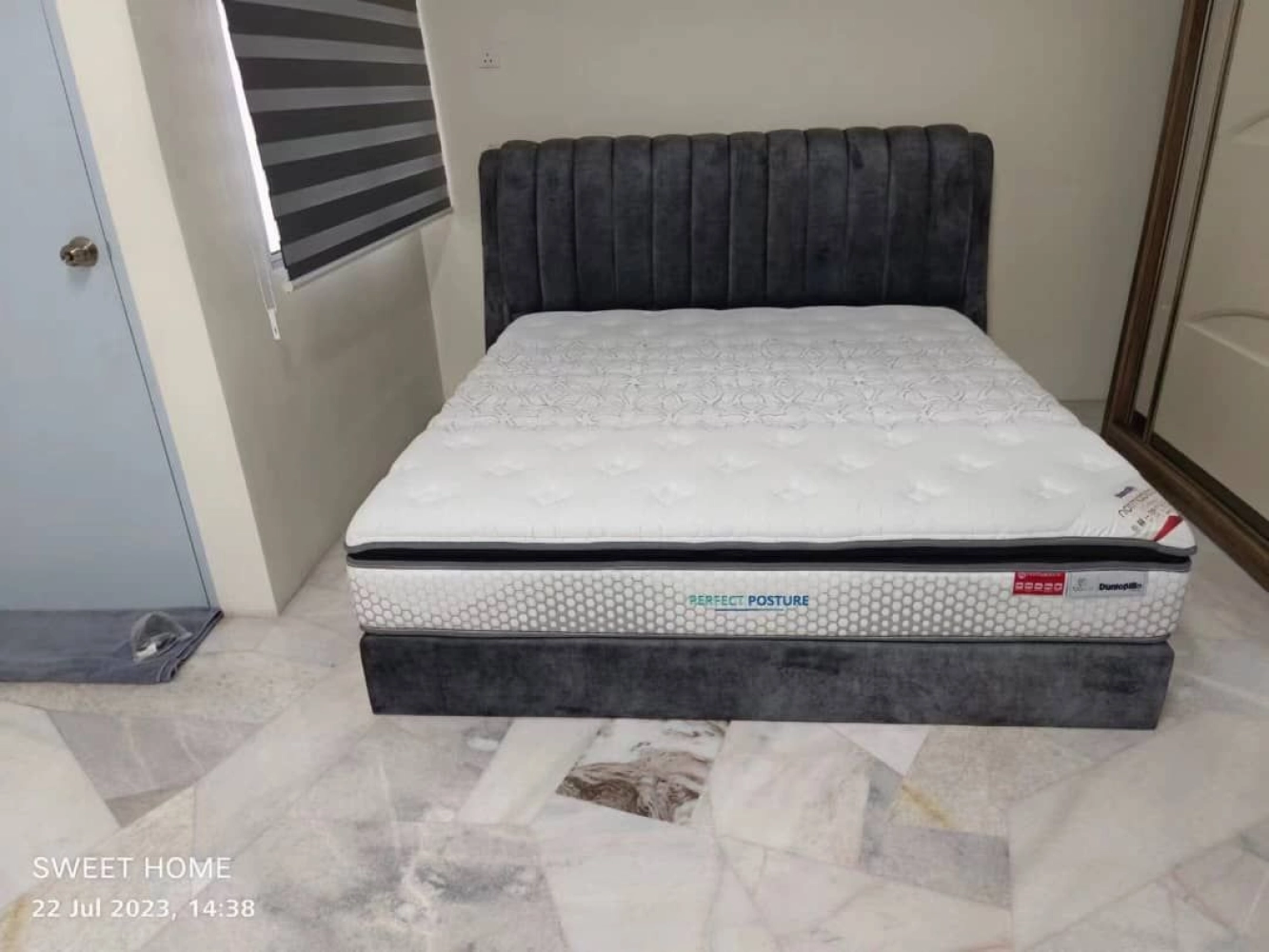 Dunlopillo Perfect Posture Norma Block | King Size Mattress | Dunlopillo Mattress Package With Bedframe | Deliver to Taman Budiman Bukit Mertajam Penang