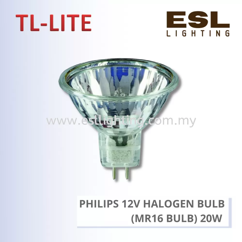 TL-LITE BULB - PHILIPS 12V HALOGEN BULB (MR16 BULB) 20W