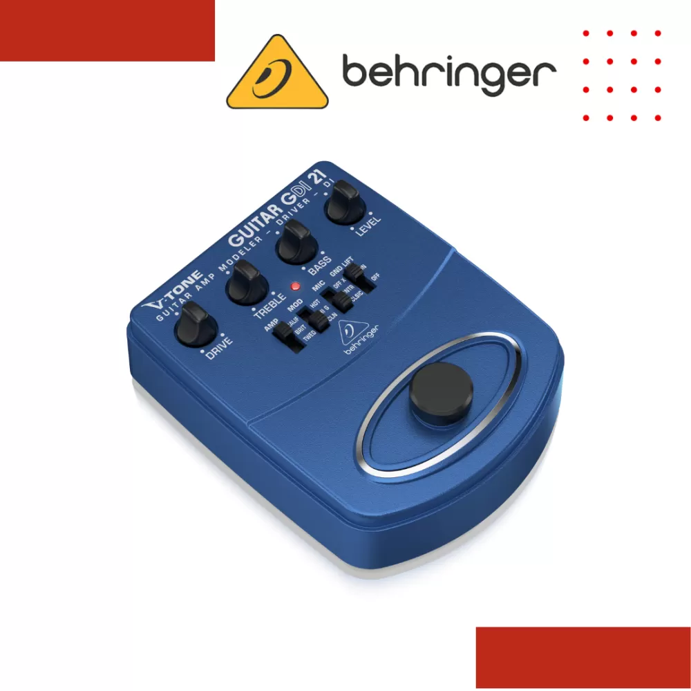 Behringer GDI21 V-Tone Guitar Driver DI Pedal