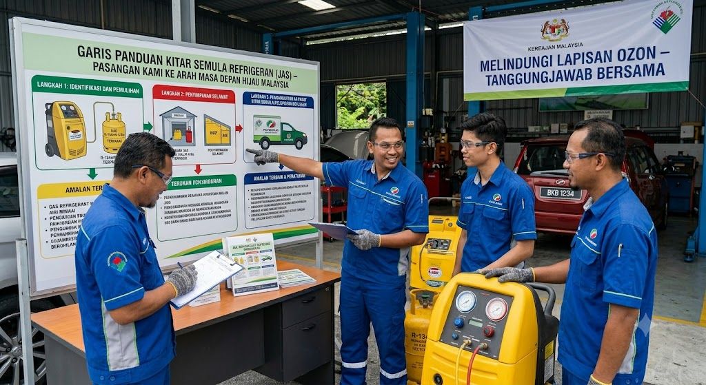 JAS refrigerant recycling guidelines Malaysia