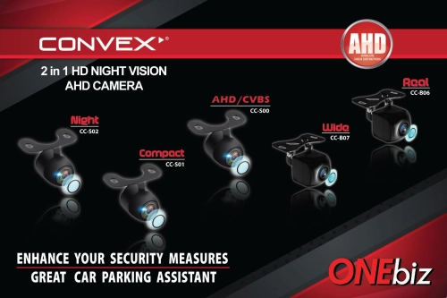 Convex 2 in 1 HD Night Vision AHD Camera - AHD / CVBS CC-S00  Compact CC-S01  Night CC-S02  Wide CC-B06  Real CC-B07