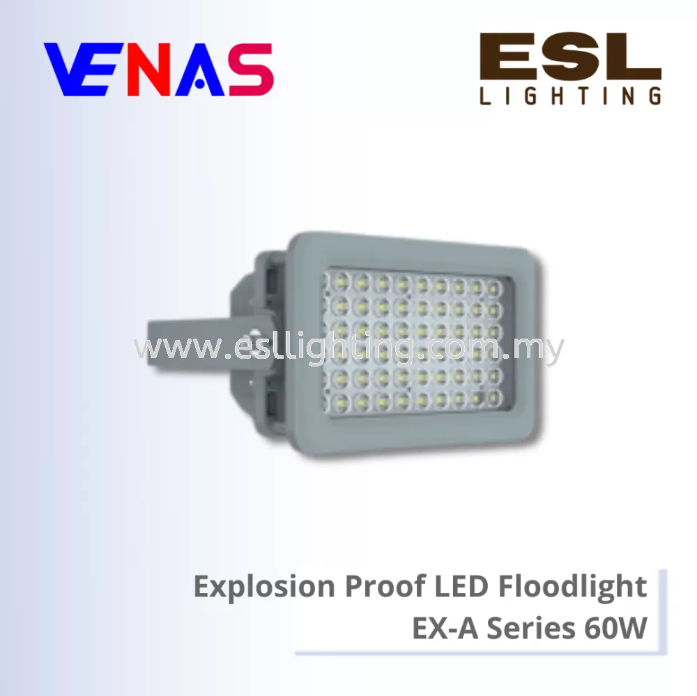 VENAS Explosion Proof LED Floodlight EX-A Series 60W - EX-60W A2N50D120