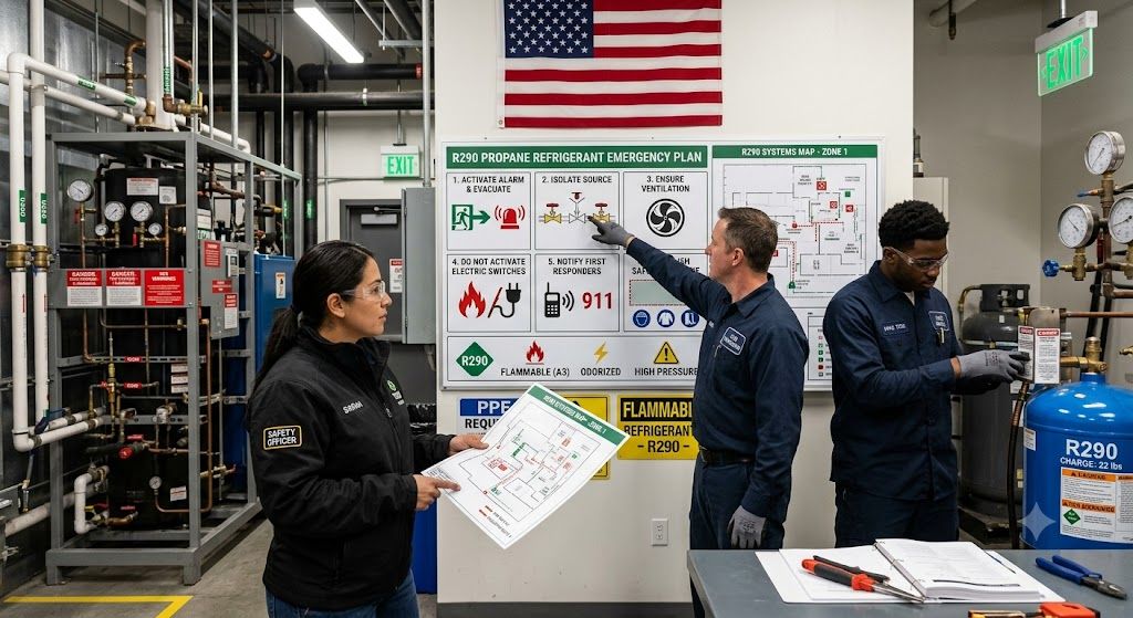 propane refrigerant emergency plan
